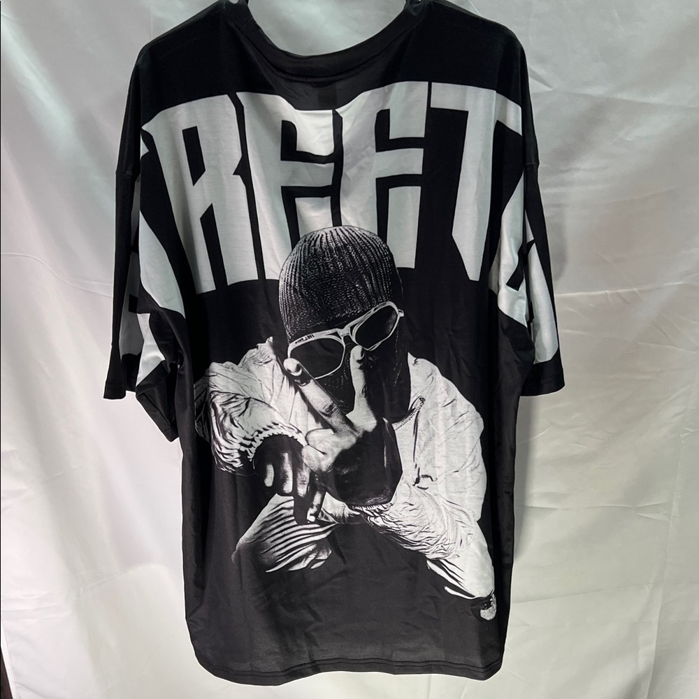 Black Graphic Men's Shirt